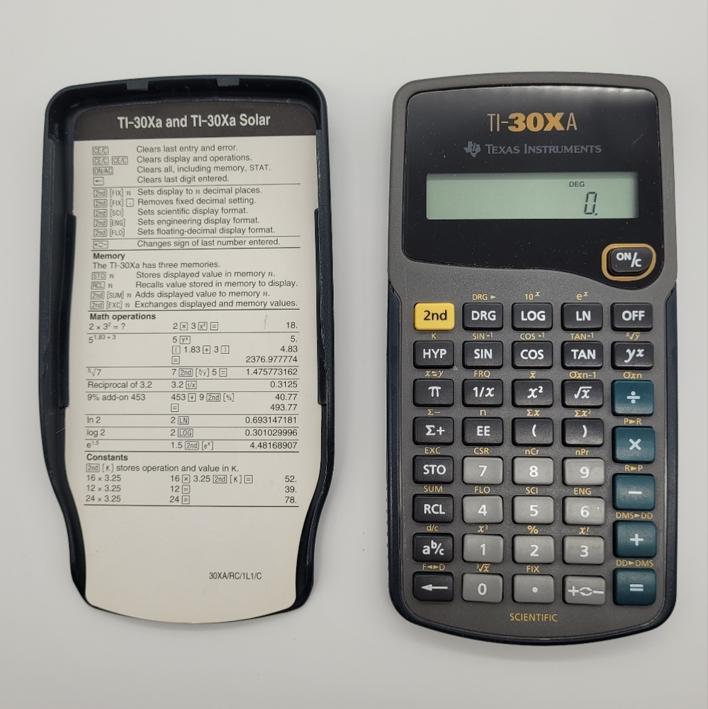 TEXAS INSTRUMENTS | TI-30XA scientific calculator